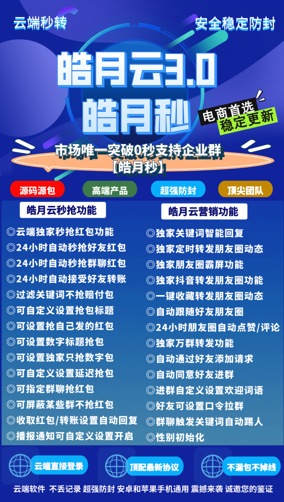 图片[1]-皓月云 3.0 ：电商首选的多功能营销与秒抢工具