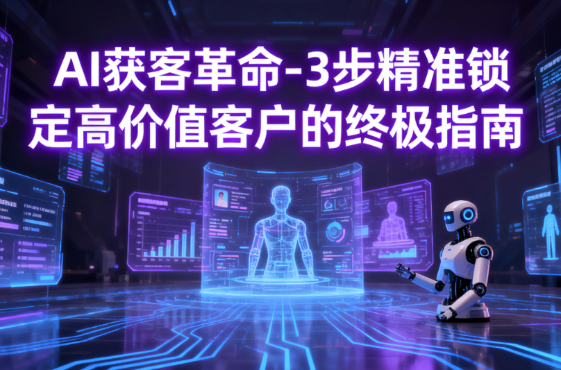 图片[1]-AI获客革命-3步精准锁定高价值客户的终极指南-爱分享软件汇