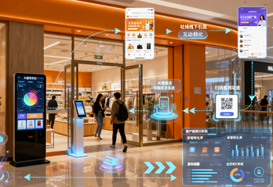 图片[1]-如何通过AI获客系统打通实体店与线上流量-爱分享软件汇