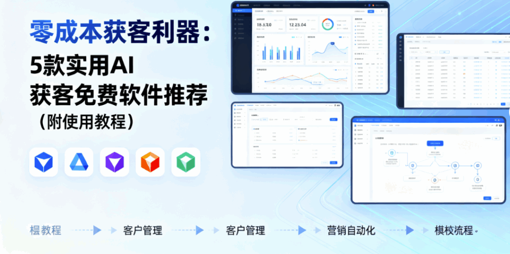 图片[1]-零成本获客利器：5款实用AI获客免费软件推荐（附使用教程）-爱分享软件汇
