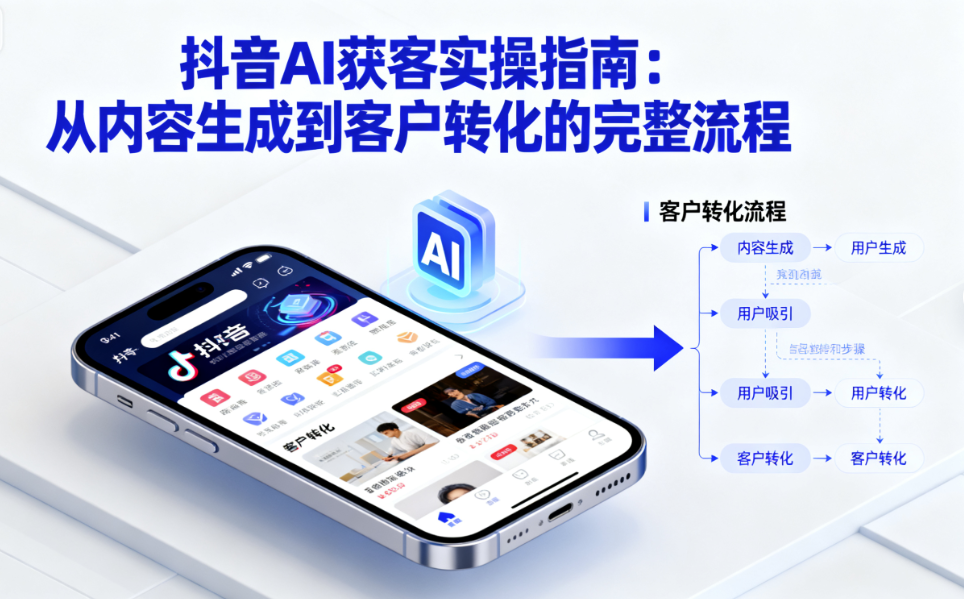 图片[1]-抖音AI获客实操指南：从内容生成到客户转化的完整流程-爱分享软件汇