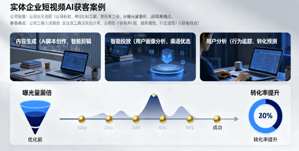 图片[1]-案例分享：实体企业用短视频AI获客实现曝光量翻倍-爱分享软件汇