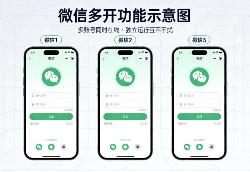 图片[1]-微信多开办公如何设置多账号？-爱分享软件汇