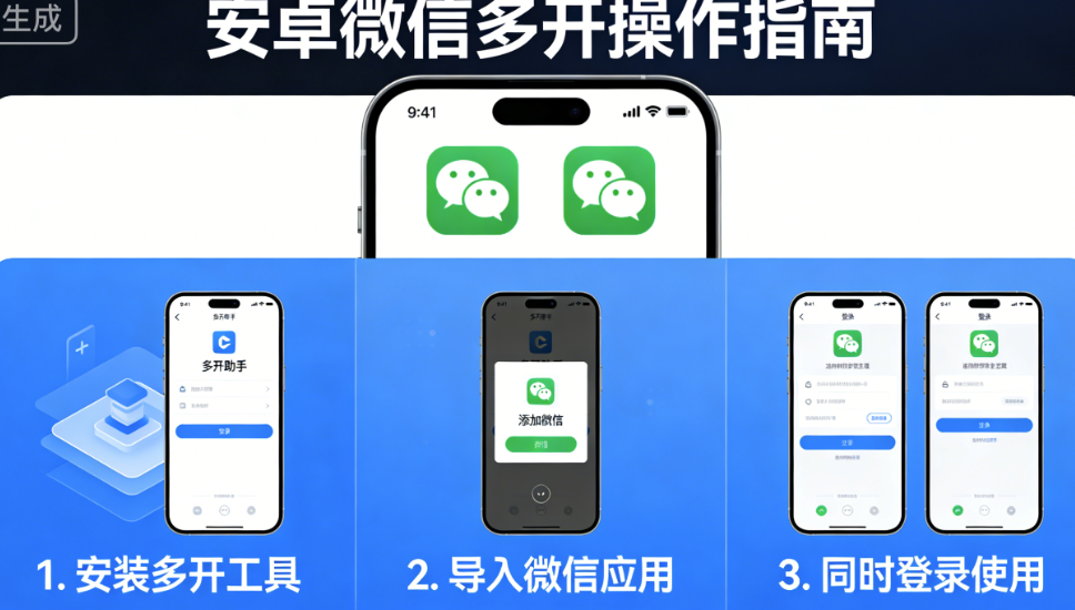 图片[1]-安卓微信多开推荐：适合安卓用户的多开微信方法-爱分享软件汇