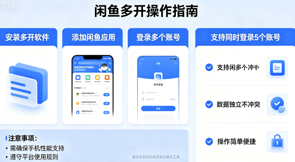 图片[1]-闲鱼多开技巧：如何提高多开账号的交易效率-爱分享软件汇