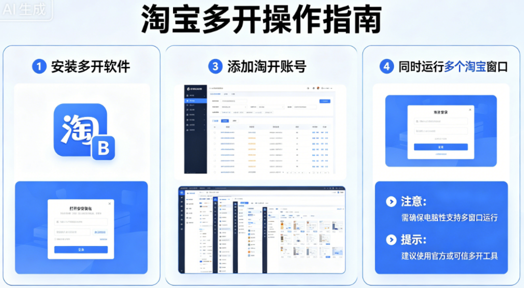 图片[1]-淘宝多开最新版，如何快速开启多个淘宝账户？-爱分享软件汇