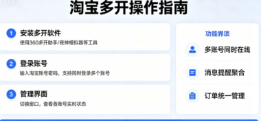 淘宝多开技巧分享，多账号同时使用不踩雷-爱分享软件汇