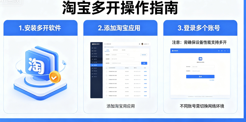 图片[1]-淘宝多开如何快速开启多个账号，提高购物效率-爱分享软件汇