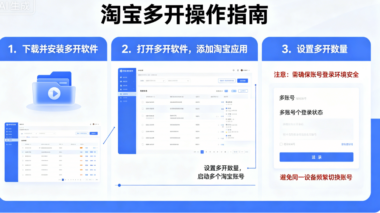 淘宝多开使用技巧，提升购物效率和便利性-爱分享软件汇