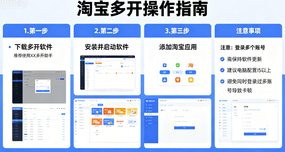 图片[1]-淘宝多开如何开启多个账号，提升购物效率-爱分享软件汇